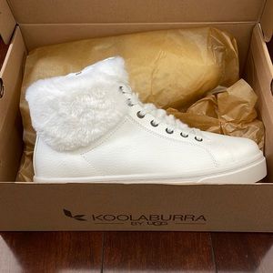 BRAND NEW NEVER OPENED! Koolaburra by UGG White Sneakers